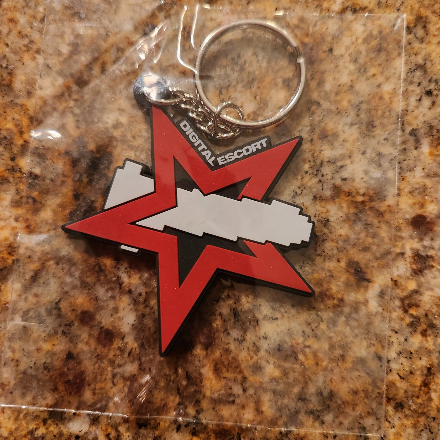 Fuckstar logo keychain